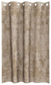 vidaXL Κουρτίνα με κουρτίνες 2 pcs Μπρονζέ 175 x 140 εκ. Βελούδο