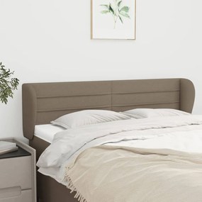 vidaXL Κεφαλάρι με Πτερύγια Taupe 147 x 23 x 78/88 εκ. Υφασμάτινο