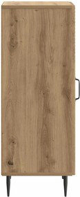 vidaXL Πλαϊνό γραφείο Artisan Δρυς 33 x 34,5 x 89,5 εκ