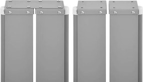 vidaXL Σκίαστρο Πλαϊνό Συρόμενο Μαύρο 160 x 600 εκ.