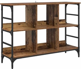 vidaXL Πλαϊνό γραφείο Παλιό ξύλο 102 x 32 x 73,5 εκ