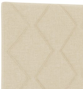 vidaXL Κεφαλάρι Σχέδιο Δα Diamond Blocks Κρεμ 100 εκ Υφάσματος
