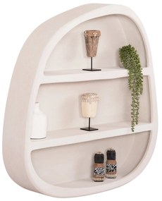 ΡΑΦΙ ΤΟΙΧΟΥ ΣΕΙΡΑ SANTORINI HM18058 MDF ΣΕ ΥΠΟΛΕΥΚΟ ΧΡΩΜΑ 95x18x100Υεκ. (1 Τεμμάχια)