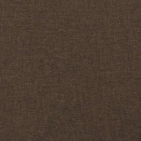 vidaXL Κεφαλάρια Σκ. Καφέ 200x5x78/88 εκ. Ύφασμα