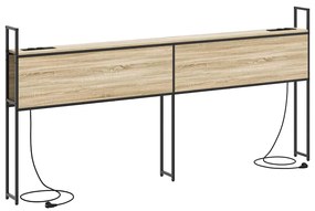 vidaXL Κεφαλάρι Αποθήκης Sonoma Δρυς 180 cm Επεξεργασμένο ξύλο