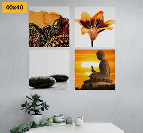 Σετ εικόνων Φενγκ Σούι σε μοναδικό στυλ - 4x 40x40