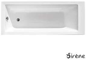 SIRENE Cubic Μπανιέρα ακρυλική 160x70 200lt