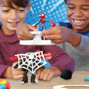 Παιχνίδι με Πλαστελίνη Play-Doh Spider-Man Slash Attack Πολύχρωμο
