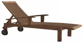 BLIUMIS  Ξαπλώστρα TEAK Με μπράτσα και ανάκλιση 200*064cm  5052 G