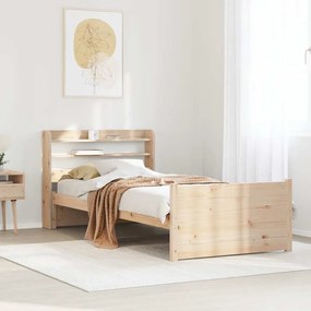vidaXL Πλαίσιο Κρεβατιού Κεφαλάρι 75x190εκ. Μασίφ Πεύκο