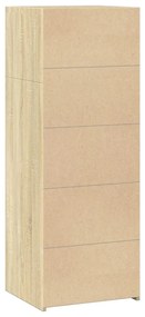 vidaXL Ντουλάπι Sonoma Δρυς 45x41x124 εκ. από Επεξεργασμένο Ξύλο