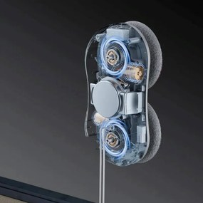 Ρομπότ καθαρισμού παραθύρων HUTT DDC55 Pro, 5400 Pa, 150 μ², αισθητήρες AI, έξυπνος αλγόριθμος, λευκό