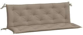 Μαξιλάρια Πάγκου Κήπου 2 τεμ. Taupe 150x50x7cm Ύφασμα Oxford - Μπεζ-Γκρι