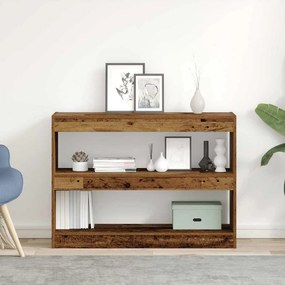 vidaXL Βιβλιοθήκη 2 επιπέδων 100 x 30 x 72 εκ Επεξεργασμένο Ξύλο