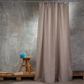 Κουρτίνα Μπάνιου Jacquard Grey Melinen 180Πx200Υ 180x200cm Πολυέστερ