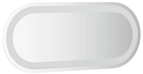 vidaXL Καθρέφτης Μπάνιου με LED Οβάλ 70x30 εκ.