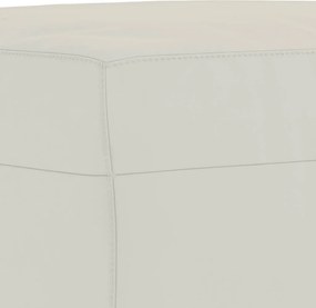 vidaXL Πάγκος Κρεμ 100x35x41 εκ. Βελούδινος