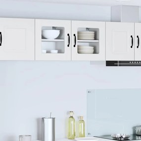vidaXL Ραφιέρα τοίχου PORTO 2 pcs Λευκό 40 x 31 x 40 εκ.