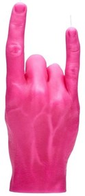 Κερί Χειρονομίας You Rock 310gr 20x8x7,5cm Pink Candle Hand Paraffin