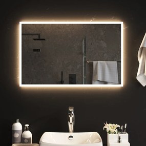 Καθρέφτης Μπάνιου με LED 80x50 εκ.