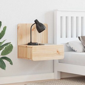 vidaXL Κομοδίνο 2 pcs Καφέ 44 x 32.5 x 40 εκ. Μασίφ ξύλο πεύκου