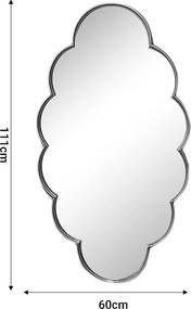 Καθρέπτης Tyko Inart χρυσό μέταλλο 60x3x111εκ