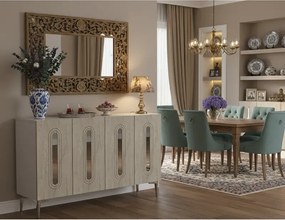 Stewehome κονσόλα πολύχρηστο ντουλάπι για γωνιά καφέ και βάση τηλεόρασης 120x32x75 cm