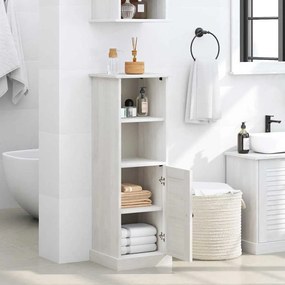 vidaXL Ντουλάπι Μπάνιου VIGO Λευκό 37 x 34 x 110 εκ Μασίφ ξύλο πεύκου