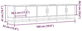 ΈΠΙΠΛΟ ΤΗΛΕΟΡΑΣΗΣ ΜΑΥΡΟ 180X35X41 ΕΚ. ΕΠΕΞΕΡΓΑΣΜΕΝΟ ΞΥΛΟ 3300785