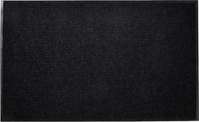 vidaXL Πατάκι Πόρτας Μαύρο 90 x 60 εκ. από PVC