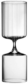 Ποτήρι Κοκτέιλ 2 Πλευρών Double Face LEG220K4 7,5x22,2cm 390/300ml Clear Espiel Γυαλί