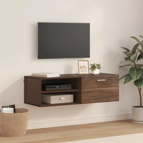 vidaXL Ξύλινο Ντουλάπι Καφέ δρυς 100,5 x 39 x 30 εκ Επεξεργασμένο ξύλο