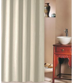 Κουρτίνα Μπάνιου (180x200) Με Κρίκους San Lorentzo Solid Beige