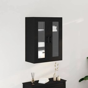 vidaXL Ντουλάπα τοίχου Επιτοίχιο Μαύρη δρυς 69.5 x 34 x 90 εκ.