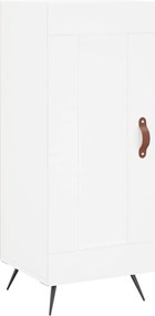 vidaXL Ντουλάπι Λευκό 34,5 x 34 x 90 εκ. από Επεξεργασμένο Ξύλο