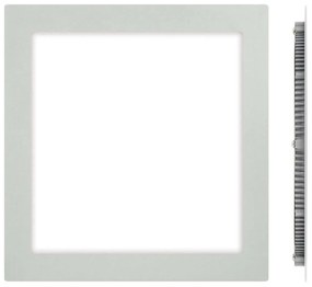 Panel Led Χωνευτό VK/04080/G/C 22,5x22,5x1,5cm Led 1440Lm 18w 4000K Grey VKLed Square