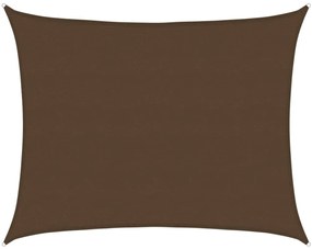 vidaXL Πανί Σκίασης Καφέ 6 x 7 μ. από HDPE 160 γρ/μ²