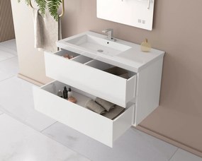 Πάγκος κρεμαστός Drop Luxus 100-Λευκό