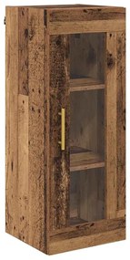 vidaXL Επιτοίχιο ντουλάπι Παλιό Ξύλο 34,5 x 34 x 90 εκ.