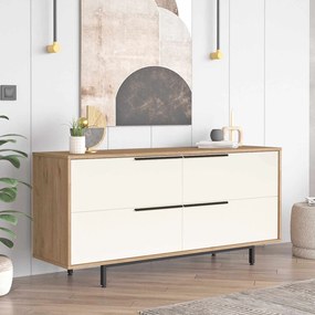Κονσόλα Φυσικό / Λευκό CIME 160x44.5x74.3