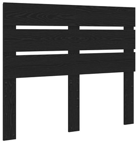 vidaXL Κεφαλάρι Μαύρη Οξυά 120 cm Επεξεργασμένο ξύλο