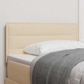 vidaXL Κεφαλάρι Κρεμ 90 cm ύφασμα
