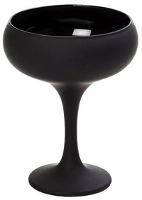 Ποτήρι Σαμπάνιας Coupe Ματ Σετ 6 τμχ  Rab329K6 5Χ13 2cm Black Espiel Γυαλί