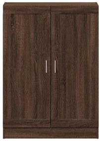 vidaXL Βιβλιοθήκη Καφέ Δρυς 82,5x30,5x115 εκ. Επεξεργασμένο Ξύλο
