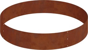 vidaXL Γλάστρα Κήπου Καφέ 120 x 120 x 20 εκ.
