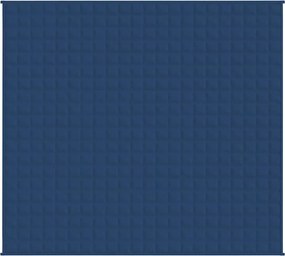 vidaXL Κουβέρτα Βαρύτητας Μπλε 220 x 240 εκ. 11 κ. Υφασμάτινη