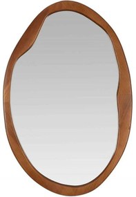 Καθρέπτης Τοίχου AH-AX73080 60x2,5x90cm Brown Andrea House Mdf,Γυαλί