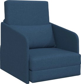 vidaXL Κρεβάτι καναπές Μπλε 65 x 80 x 83 εκ. ύφασμα