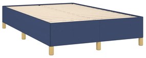 ΚΡΕΒΑΤΙ BOXSPRING ΜΕ ΣΤΡΩΜΑ ΜΠΛΕ 120X190 ΕΚ. ΥΦΑΣΜΑΤΙΝΟ 3270417