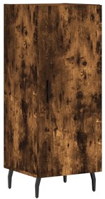 vidaXL Ντουλάπι Καπνιστή δρυς 34,5x34x180 εκ. από Επεξεργασμένο Ξύλο
